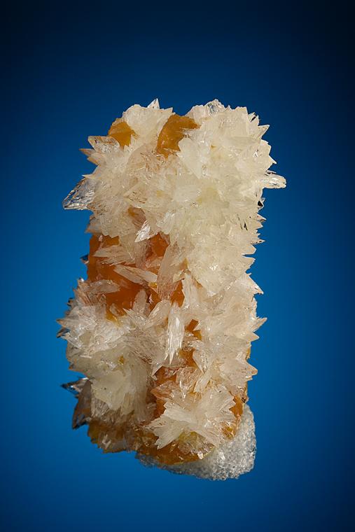 COLEMANITE on CALCITE